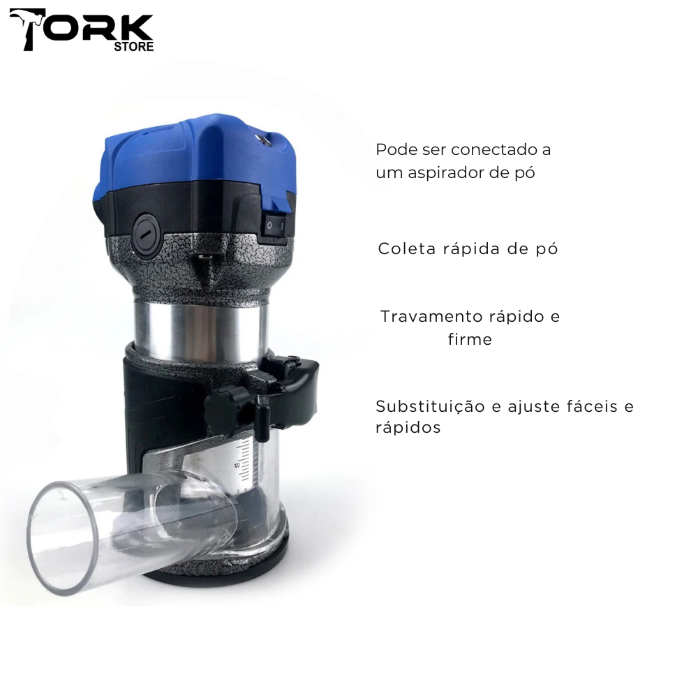 Router Base Plate with Dust Collector, aluminum alloy