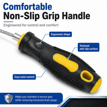 Flexible Magnetic Oil Drain Plug Remover