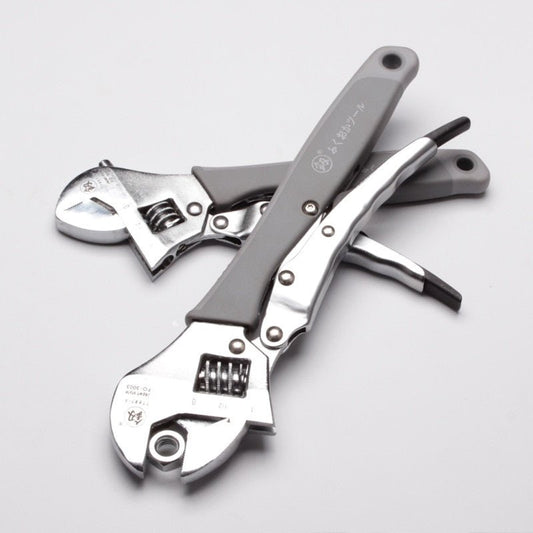 Heavy-Duty Adjustable Open-End Wrench - 8in or 10in