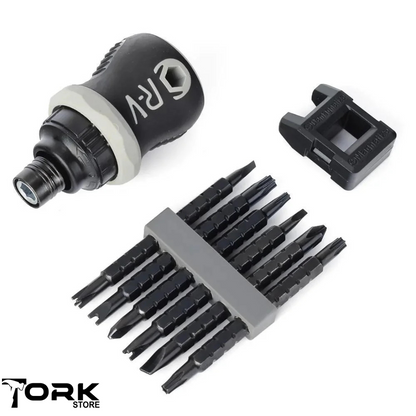 12-in-1 Multi-Bit Screwdriver Set with Magnetizer