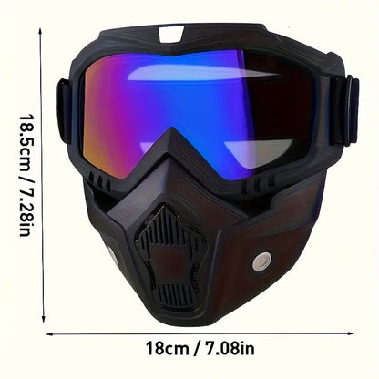 4-in-1 Modular Full-Face Safety Goggles