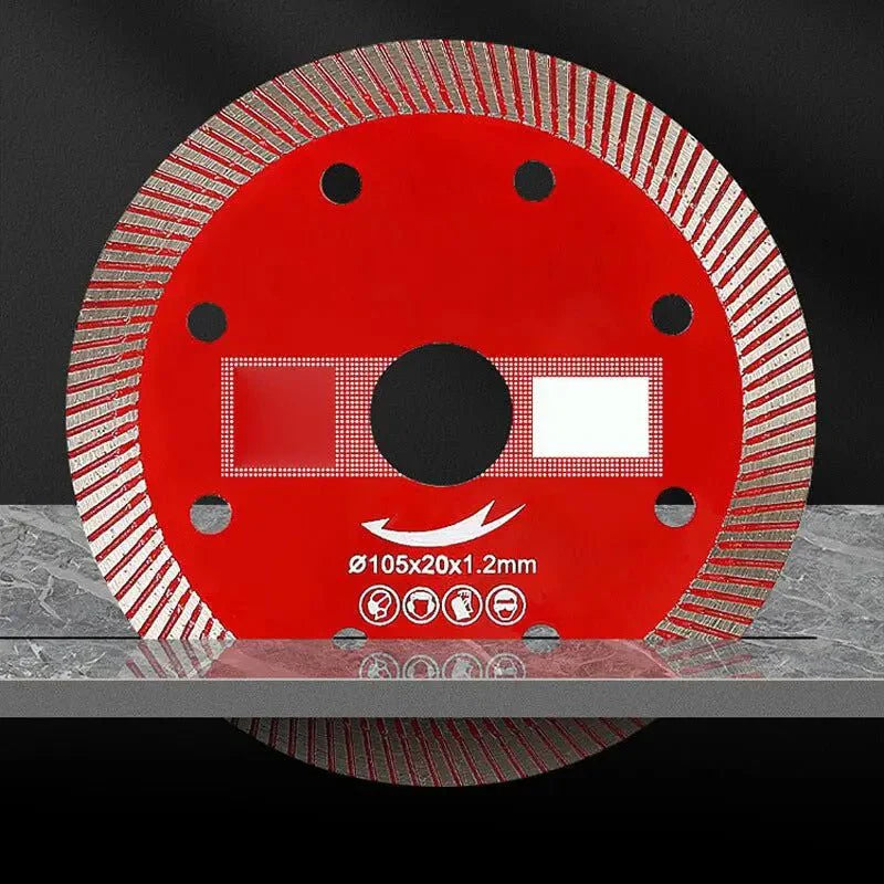Discos Ondulados Extrafinos para Telha, Pedra, Porcelana e Cerâmica