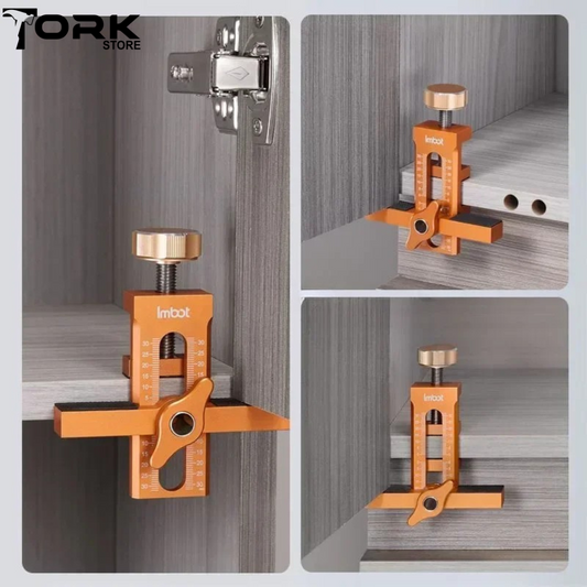 2-in-1 Door Installation & Drilling Jig - Aluminum