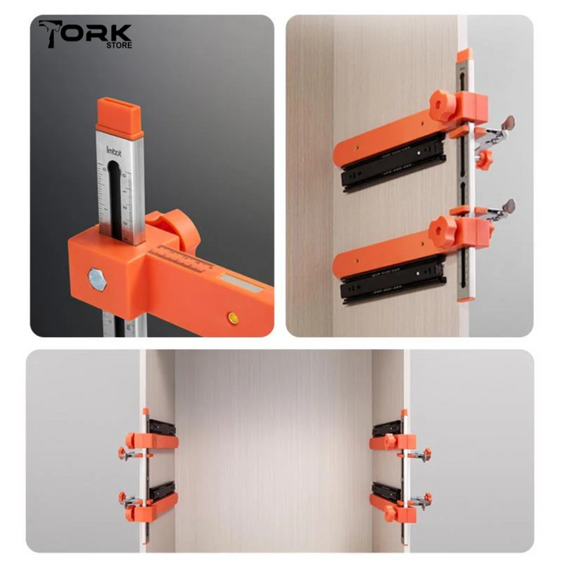 Drawer Slide Installation Jig - Magnetic Alignment Tool with Carry Bag