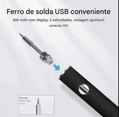 Caneta de Solda USB para Pequenos Consertos