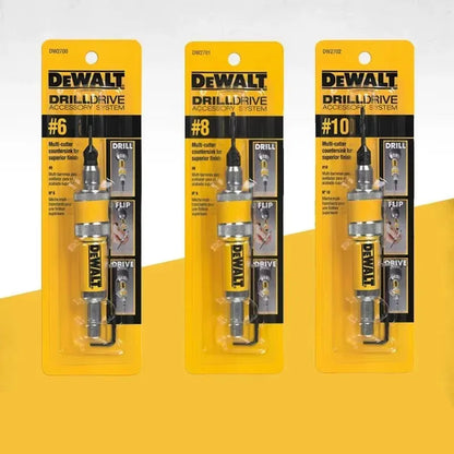 Quick-Change Drill & Countersink Bit Set – 2-in-1 Tool-Free Swap
