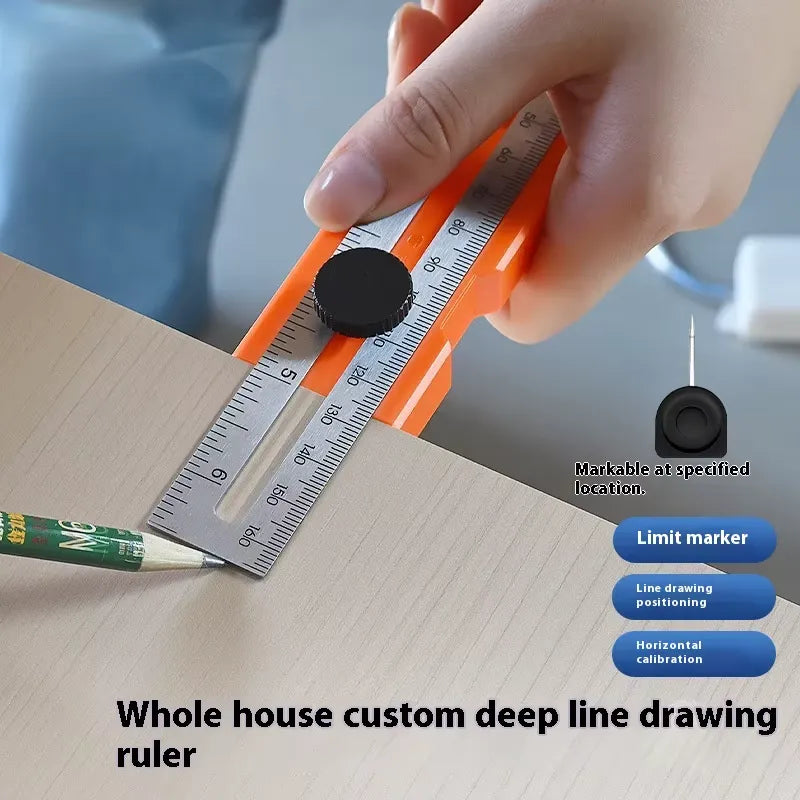 Adjustable Depth Marking Gauge for Woodworking