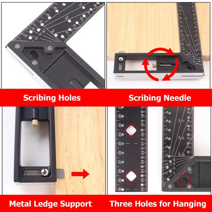 Multi-Function Adjustable Angle Ruler