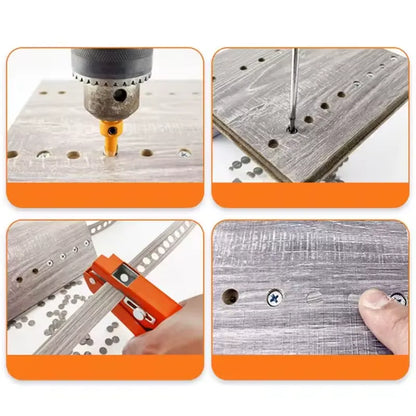 8mm Single Hole Punch Pliers Kit with 3mm Countersink Drill