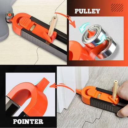 Contour Profile Gauge for Woodworking