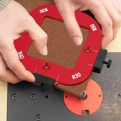 4-in-1 Corner Radius Template - Aluminum