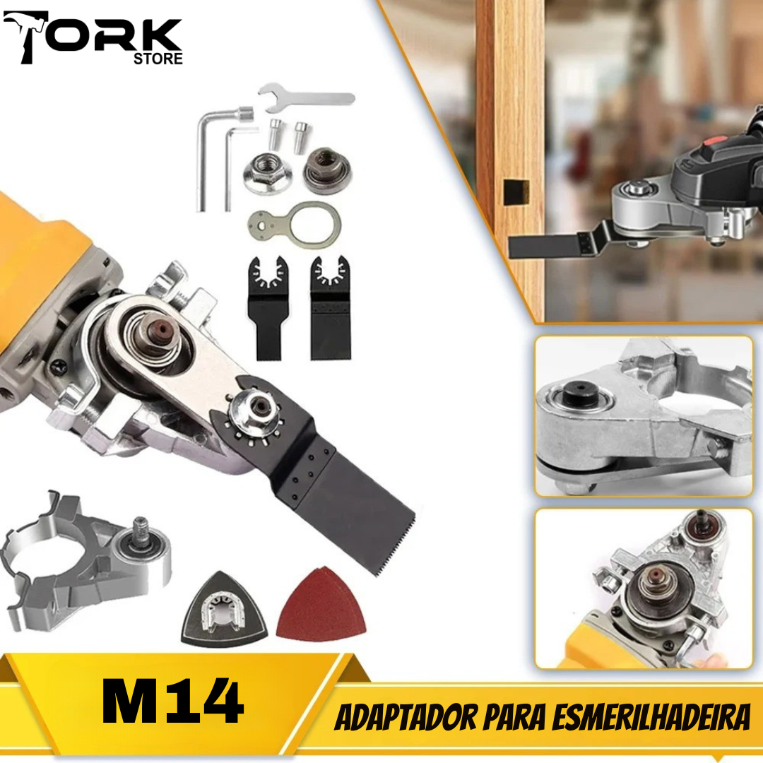 Angle Grinder Conversion Kit - Multi-Tool Attachment, M14