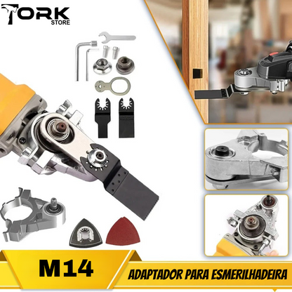 Angle Grinder Conversion Kit - Multi-Tool Attachment, M14
