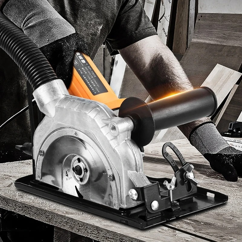 Angle Grinder Cutting Table - Adjustable 0-45 Degrees, Dust Collection