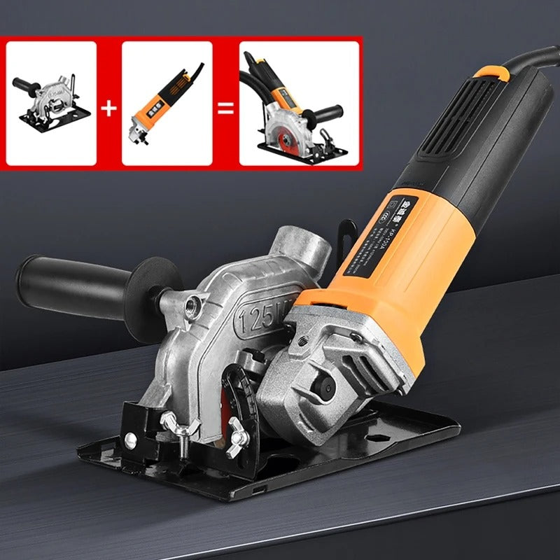 Angle Grinder Cutting Table - Adjustable 0-45 Degrees, Dust Collection