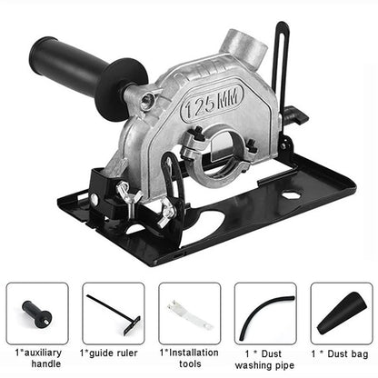 Angle Grinder Cutting Table - Adjustable 0-45 Degrees, Dust Collection