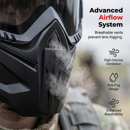 Full-Face Detachable Goggle Mask - Welding & Riding