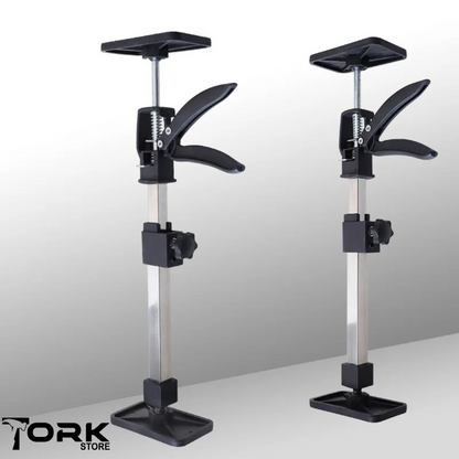 Telescopic Cabinet Support Jack, stainless steel 2-pack